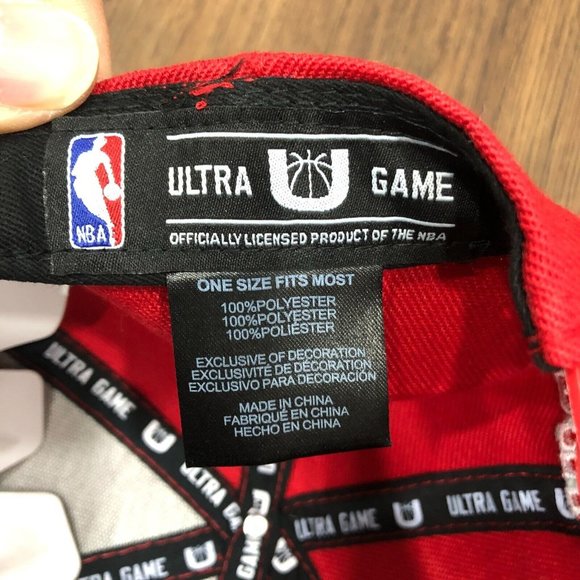 Ultra Game Official NBA Chicago Bulls Embroidered OSFM Adjustable Basketball - Picture 11 of 11
